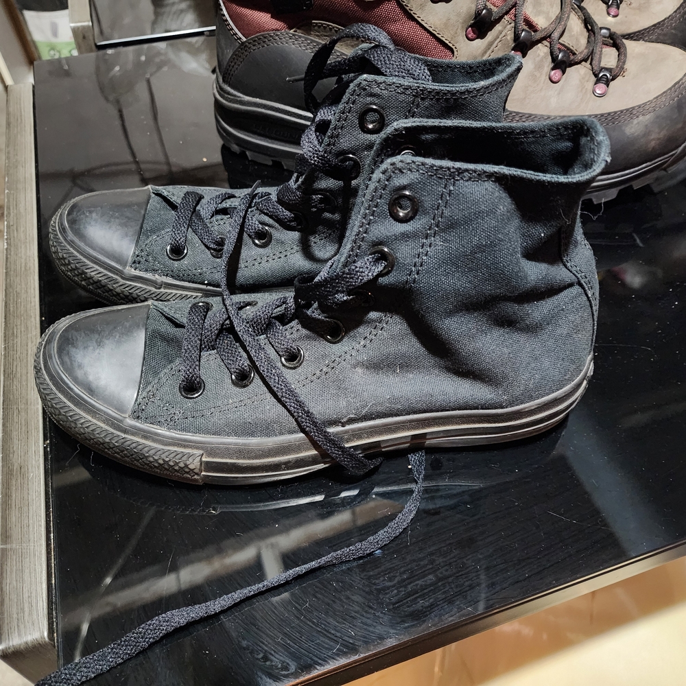 Black High-Top Converse
